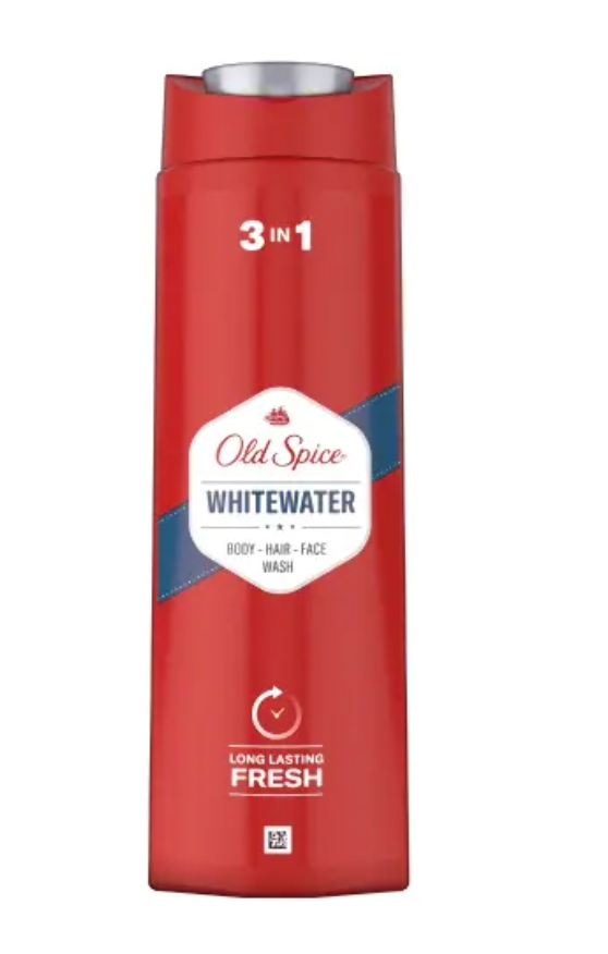 фото упаковки Old Spice Гель для душа-шампунь whitewater