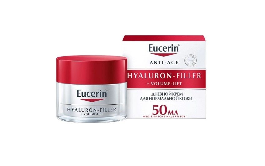фото упаковки Eucerin Hyaluron-Filler Volume-lift крем дневной spf 15