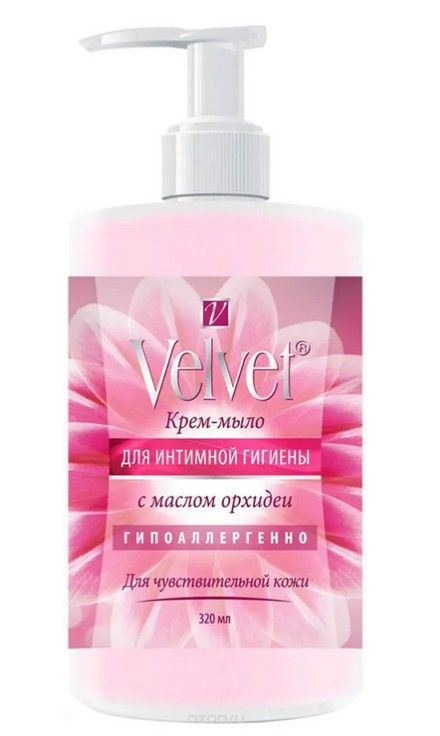 фото упаковки Velvet Крем-мыло для интимной гигиены с маслом орхидеи