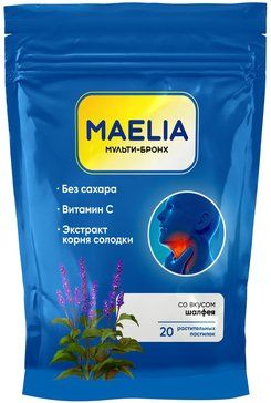 фото упаковки Maelia Мульти-Бронх Шалфей и лайм