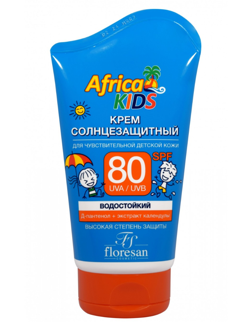 фото упаковки Floresan Africa Kids крем солнцезащитный для детей