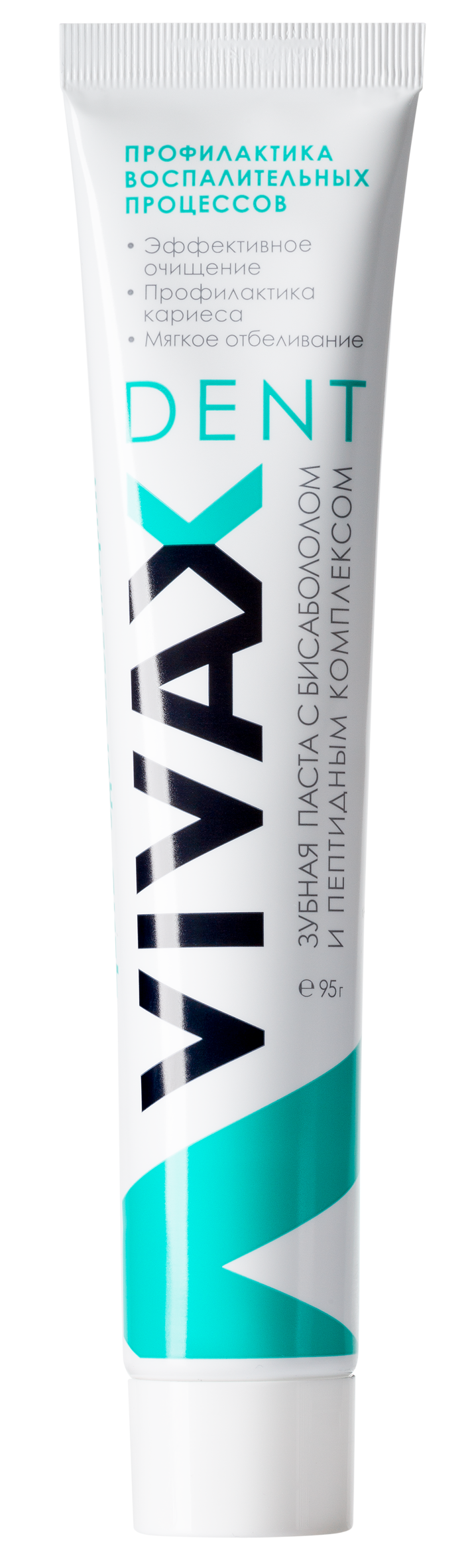 фото упаковки Vivax Dent Зубная паста c Бисабололом и пептидным комплексом