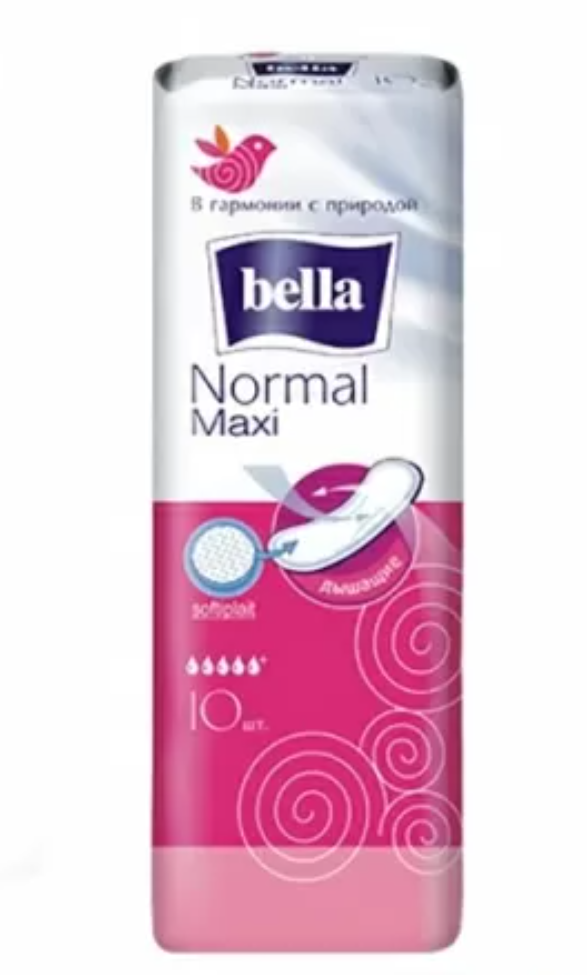 Bella Normal Maxi Прокладки, прокладки гигиенические, 10 шт.