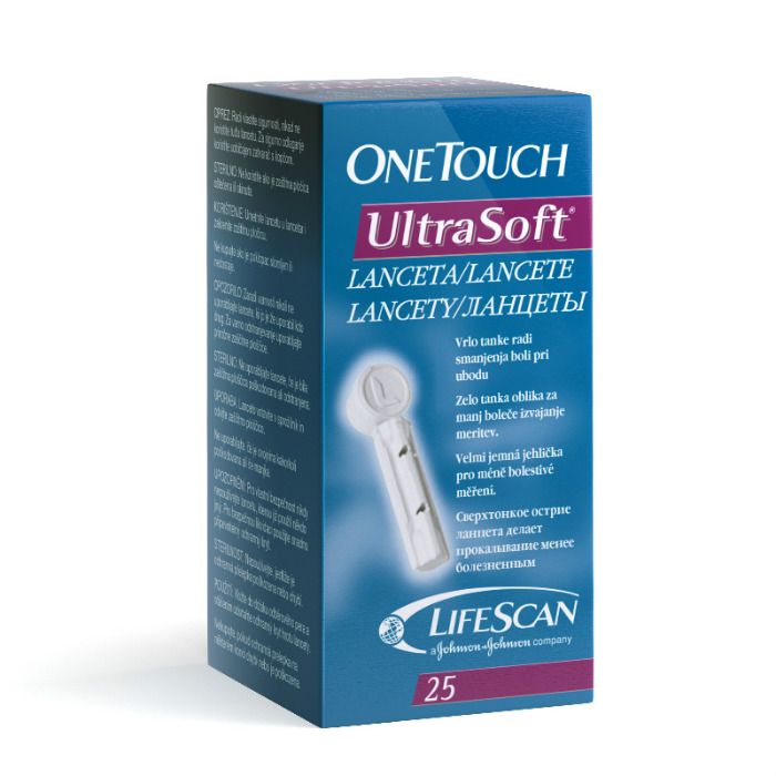 фото упаковки OneTouch UltraSoft ланцеты