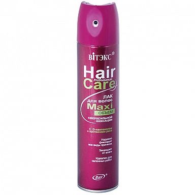 фото упаковки Витэкс Hair Care Professional Лак для волос Maxi объем