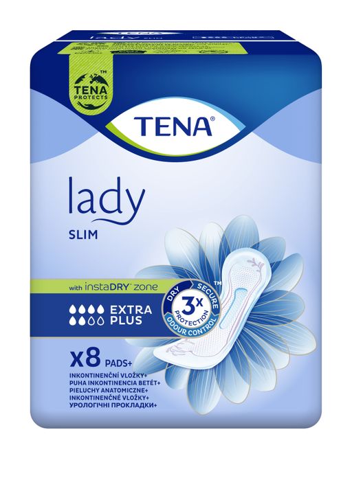 Прокладки урологические Tena Lady Slim Extra Plus, прокладки урологические, 8 шт.