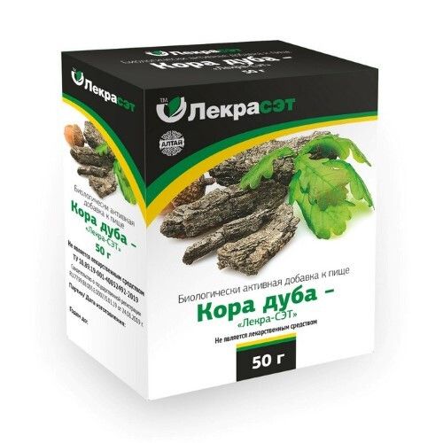 Дуба кора Лекра-Сэт, 50 г, 1 шт.