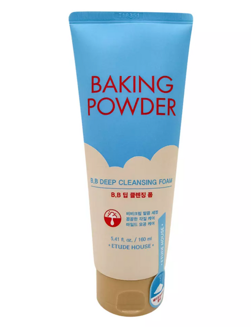 Etude House Пенка для умывания и глубокой очистки Baking Powder, пенка, с содой, 160 мл, 1 шт.