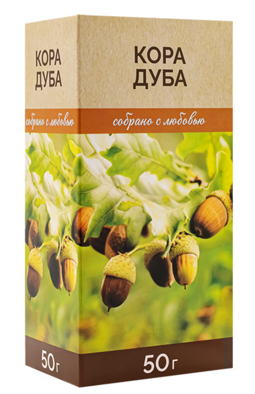 Фиточай Кора Дуба ТМ, сырье растительное, 50 г, 1 шт.