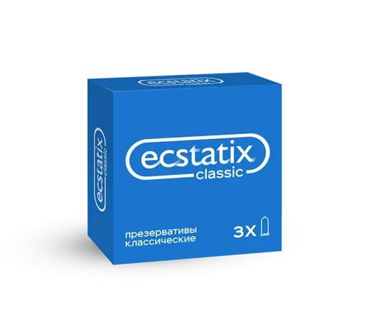 Ecstatix Презервативы Классические, 3 шт.