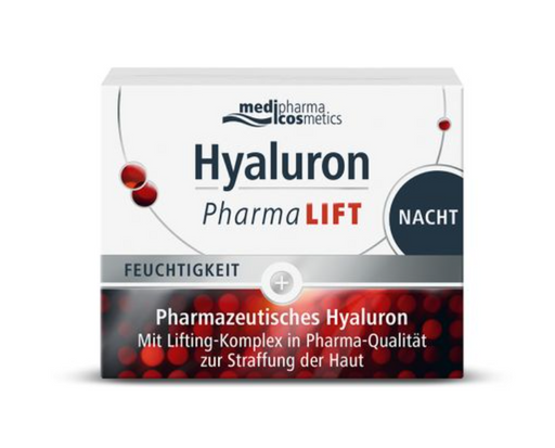 Medipharma Cosmetics Hyaluron Pharma Lift Крем ночной, крем, для лица, шеи и зоны декольте, 50 мл, 1 шт.